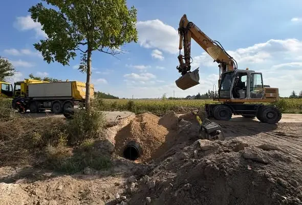 Walentowo: trwa przebudowa drogi gminnej nr 170101C